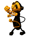 Un render del modello dello Striker di Bendy and the Ink Machine fatto da @MLSpence3D.