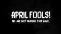 April Fools message.