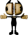 "Concept Bendy", the first ever model design for the Ink Demon but was scrapped.